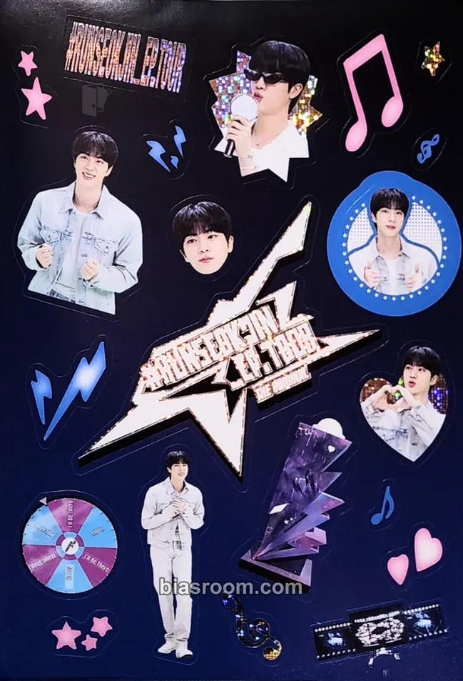 Jin #RunSeokjin_EP.Tour in GOYANG The Original Digital Code & Challenge Book Photocard - BTS - BTS K-pop photocard