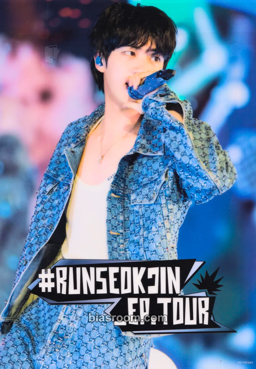 Jin #RunSeokjin_EP.Tour in Japan Bluray & Digicode Photocard - BTS - BTS K-pop photocard