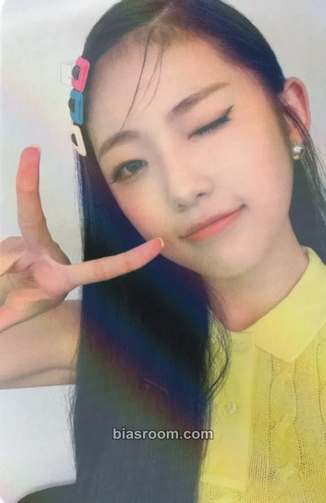 H1-KEY - Yel - RUN Album makestar purchase benefit holographic (hologram)