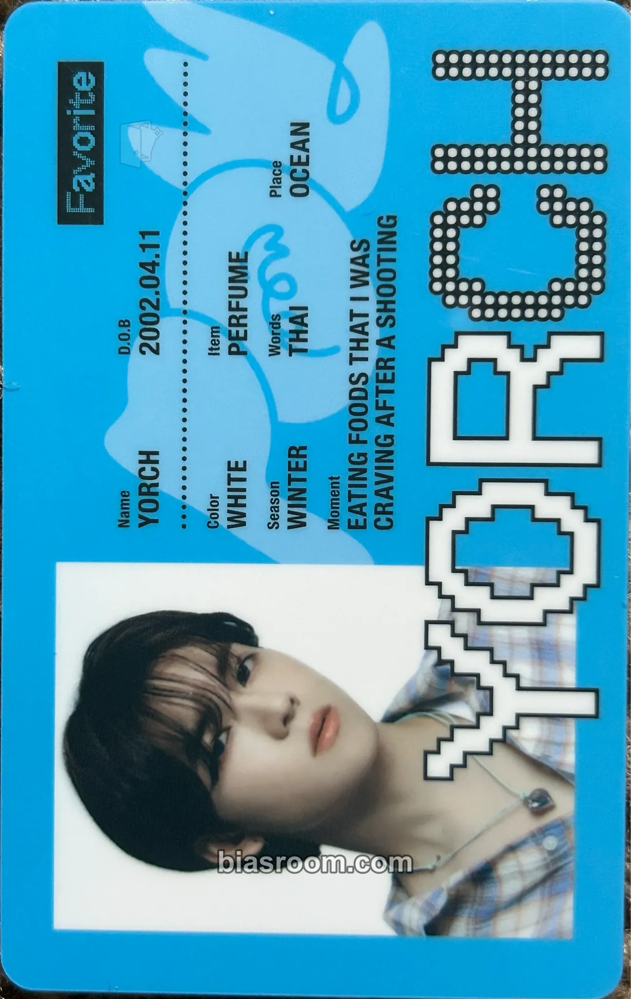Yorch Favorite Photocard - POW - POW K-pop photocard