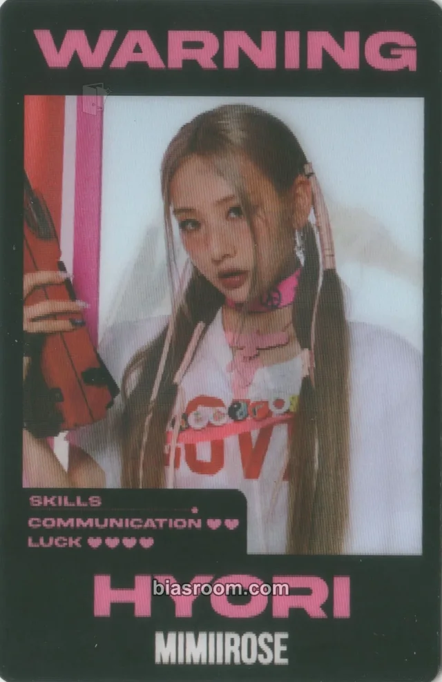 MIMIIROSE - Hyori - Live Album album photocard lenticular