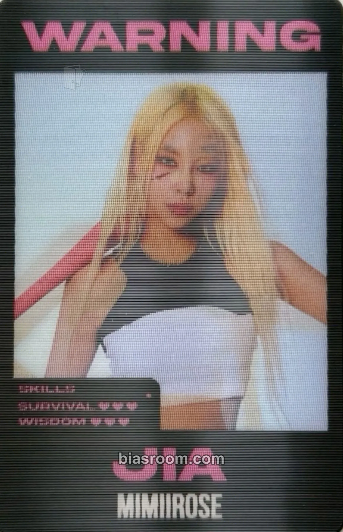 Jia Live Photocard - MIMIIROSE - MIMIIROSE K-pop photocard