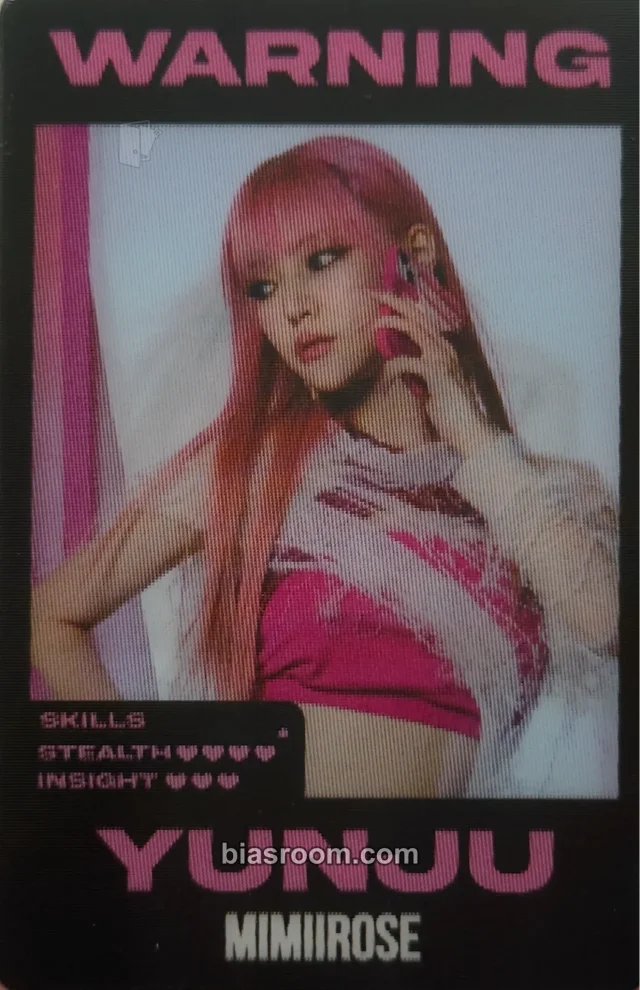 MIMIIROSE - Yunju - Live Album album photocard lenticular