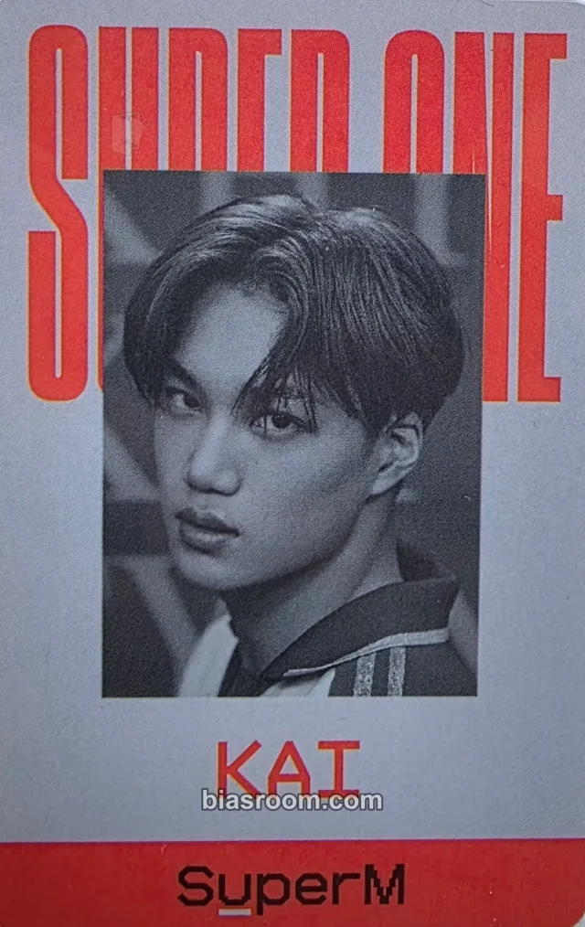 SuperM - Kai - Super One Album album photocard id card