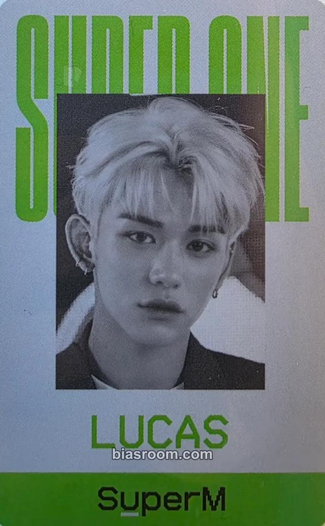 SuperM - Lucas - Super One Album album photocard id card