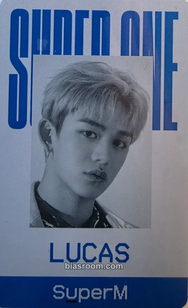 SuperM - Lucas - Super One Album album photocard id card