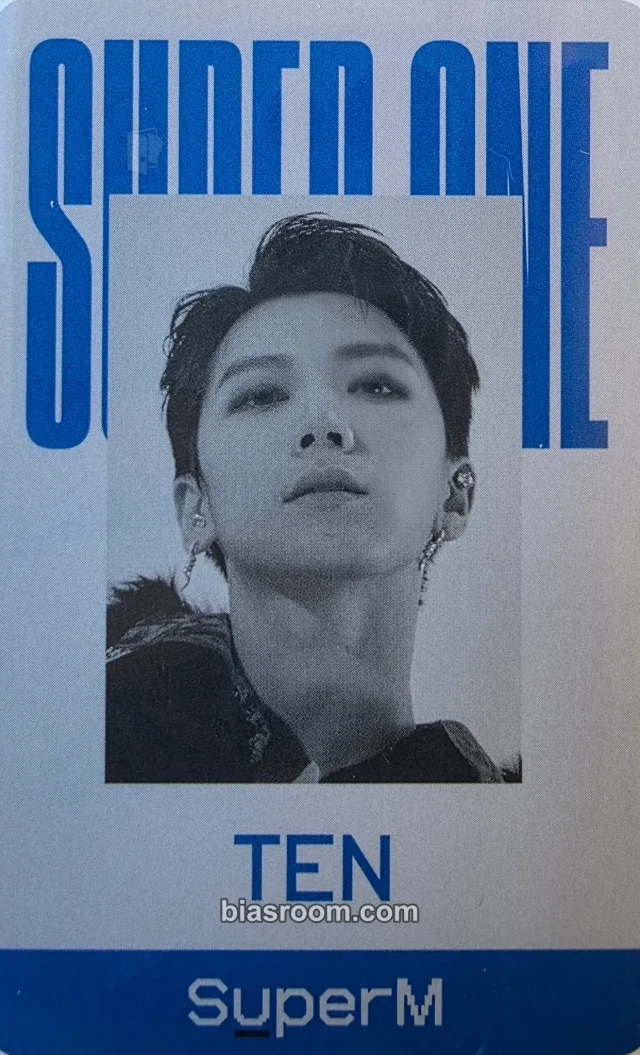 SuperM - Ten - Super One Album album photocard id card