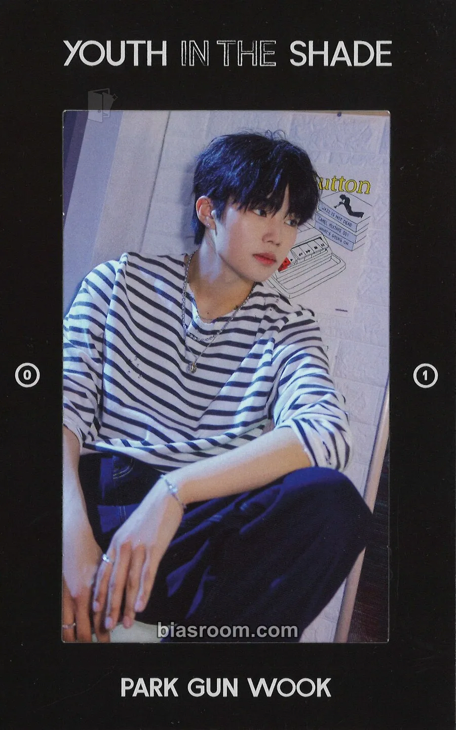 Gunwook Youth in the Shade Photocard - ZEROBASEONE - ZEROBASEONE K-pop photocard