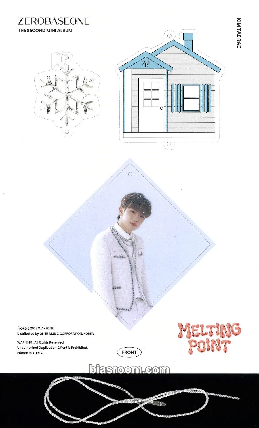 Taerae Melting Point Photocard - ZEROBASEONE - ZEROBASEONE K-pop photocard