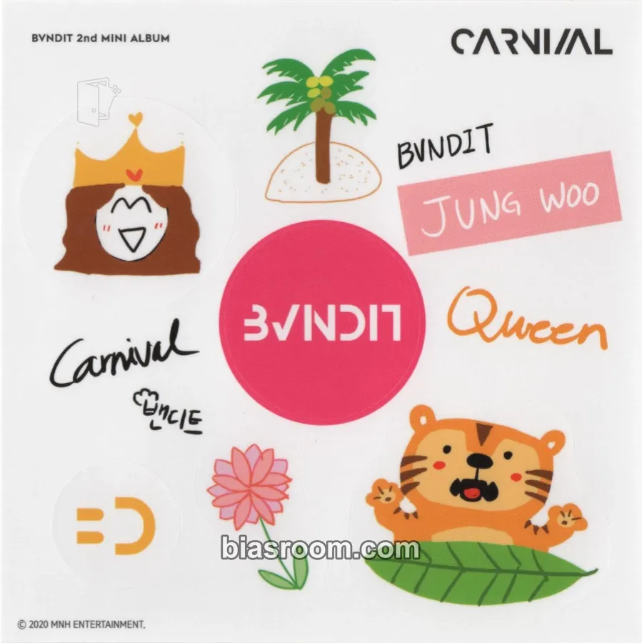 Jungwoo Carnival Photocard - BVNDIT - BVNDIT K-pop photocard