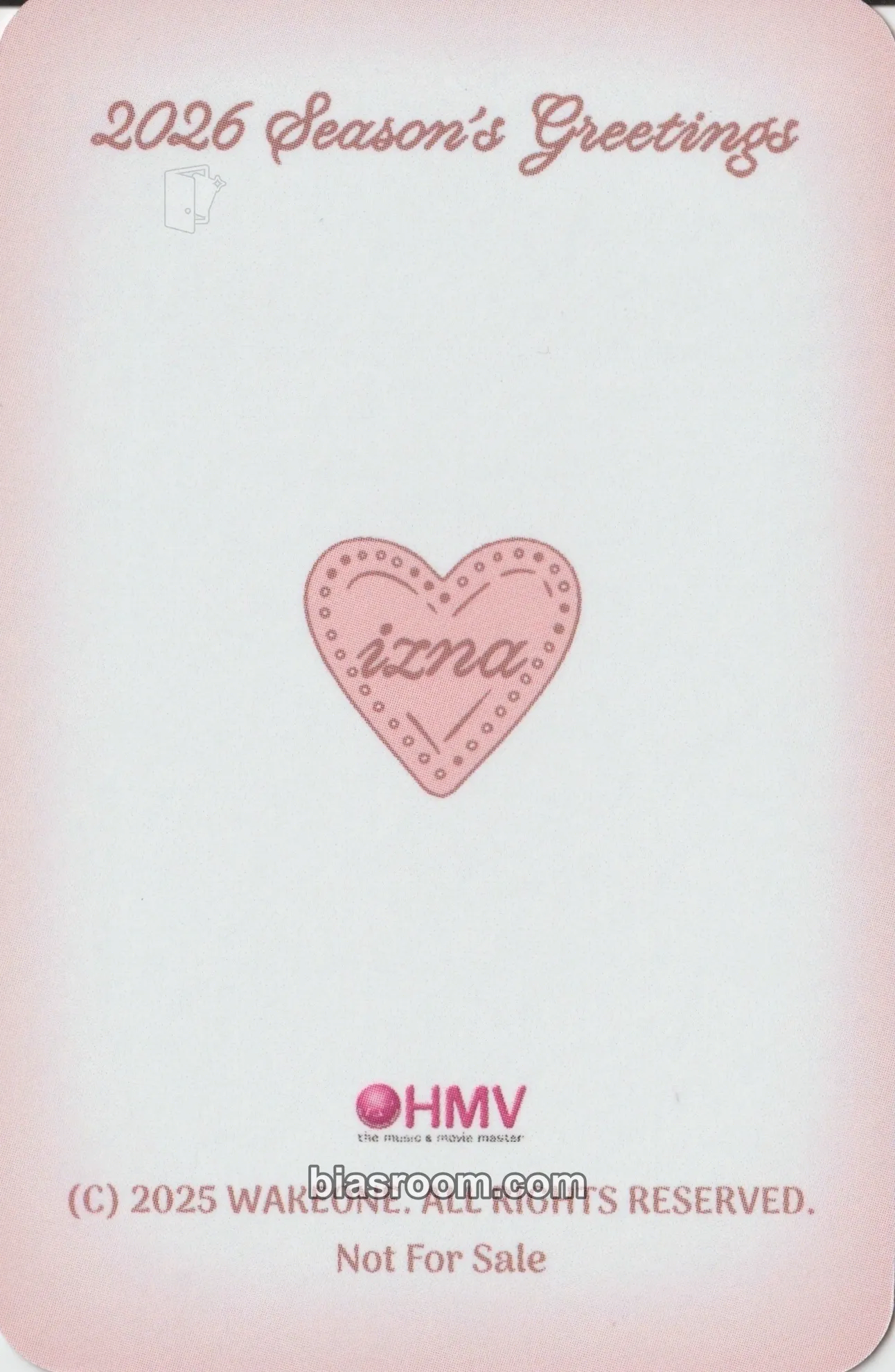 Koko 2026 Season's Greetings: <365 Knots> Photocard - izna | Bias Room