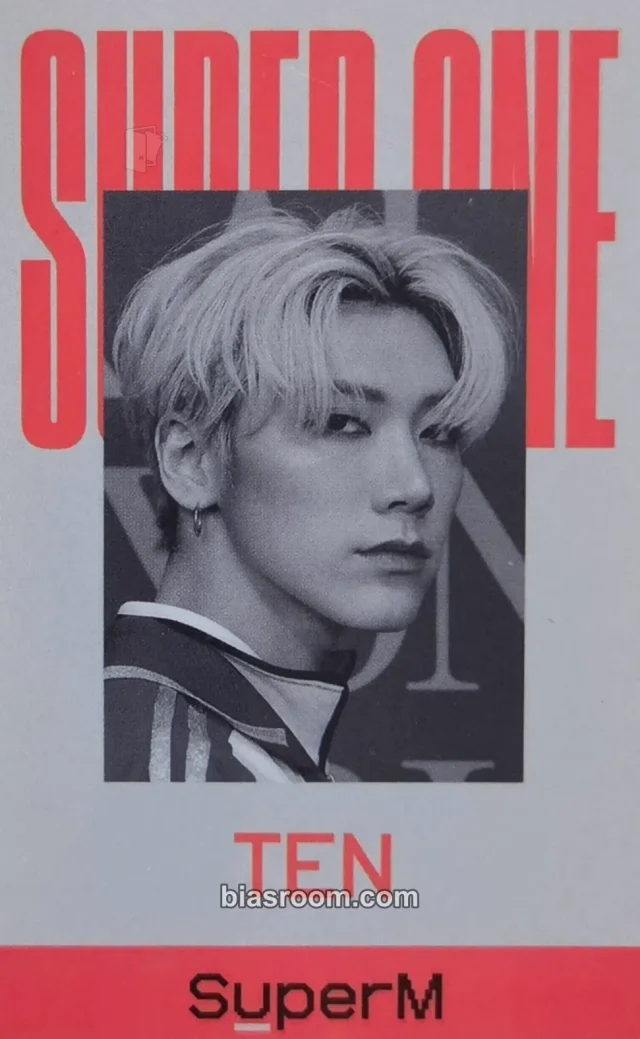 SuperM - Ten - Super One Album album photocard id card