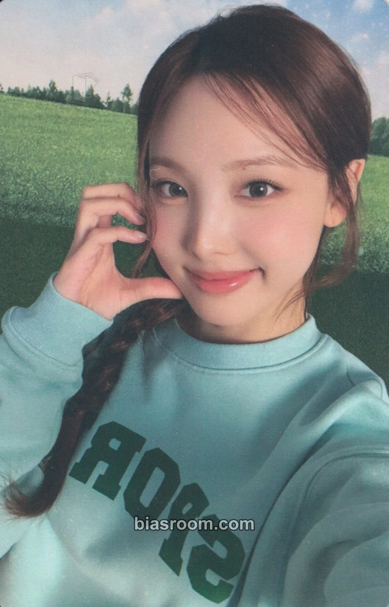 Nayeon TWICE x Richeese / Nabati (Blue) Photocard - TWICE - TWICE K-pop photocard