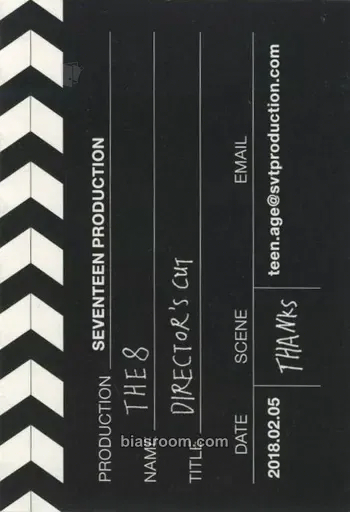 The8 DIRECTOR'S CUT Photocard - SEVENTEEN - SEVENTEEN K-pop photocard