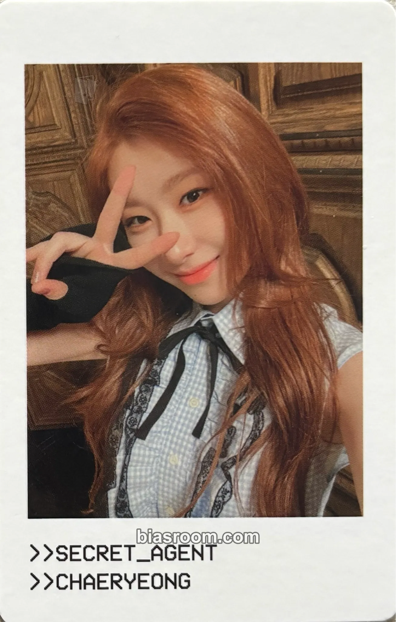 Chaeryeong Codename : Secret ITZY Photocard - ITZY - ITZY K-pop photocard