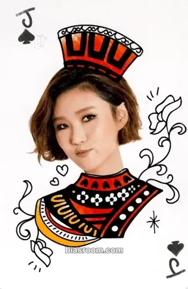 MAMAMOO - Hwasa - 2017 Moosical Curtain Call Event merch photocard set playing card