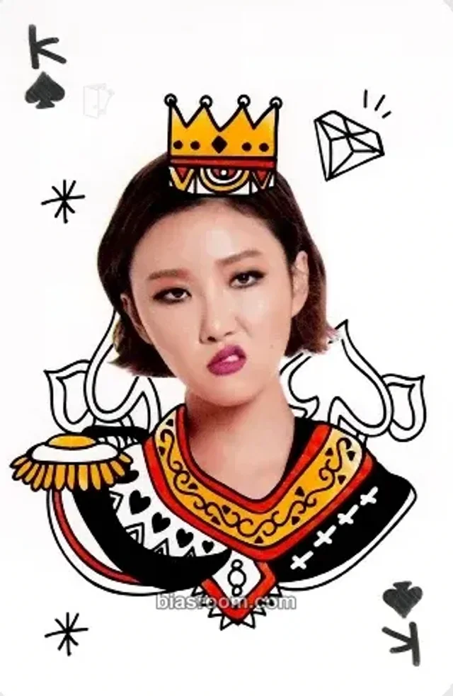 MAMAMOO - Hwasa - 2017 Moosical Curtain Call Event merch photocard set playing card