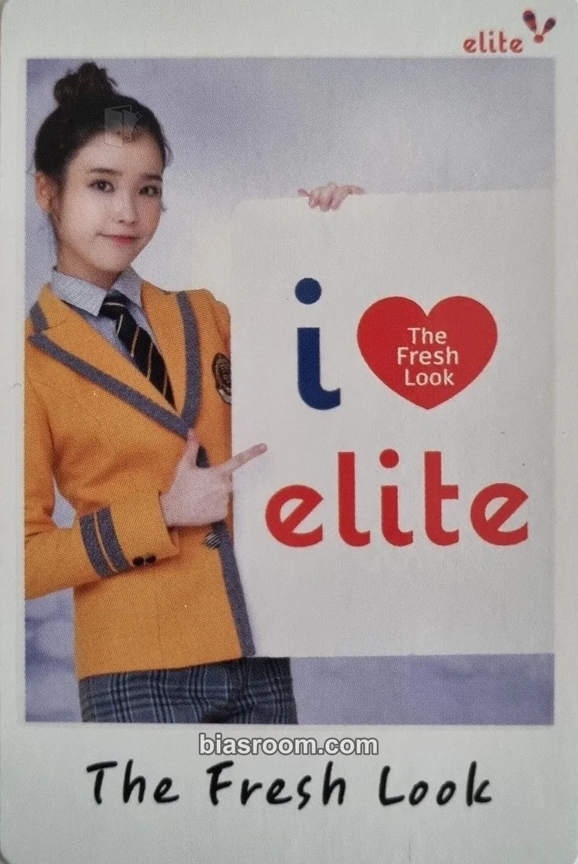 IU IU x Elite School Uniform Photocard - IU K-pop photocard