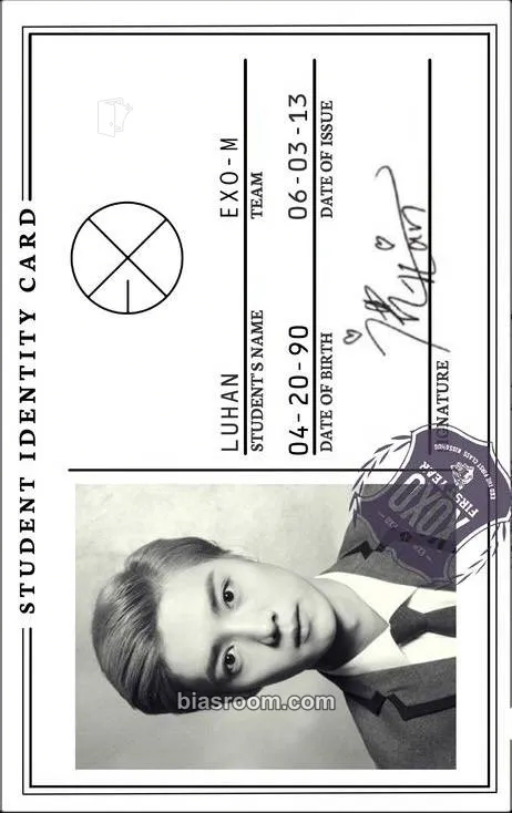 Luhan XOXO Photocard - EXO - EXO K-pop photocard
