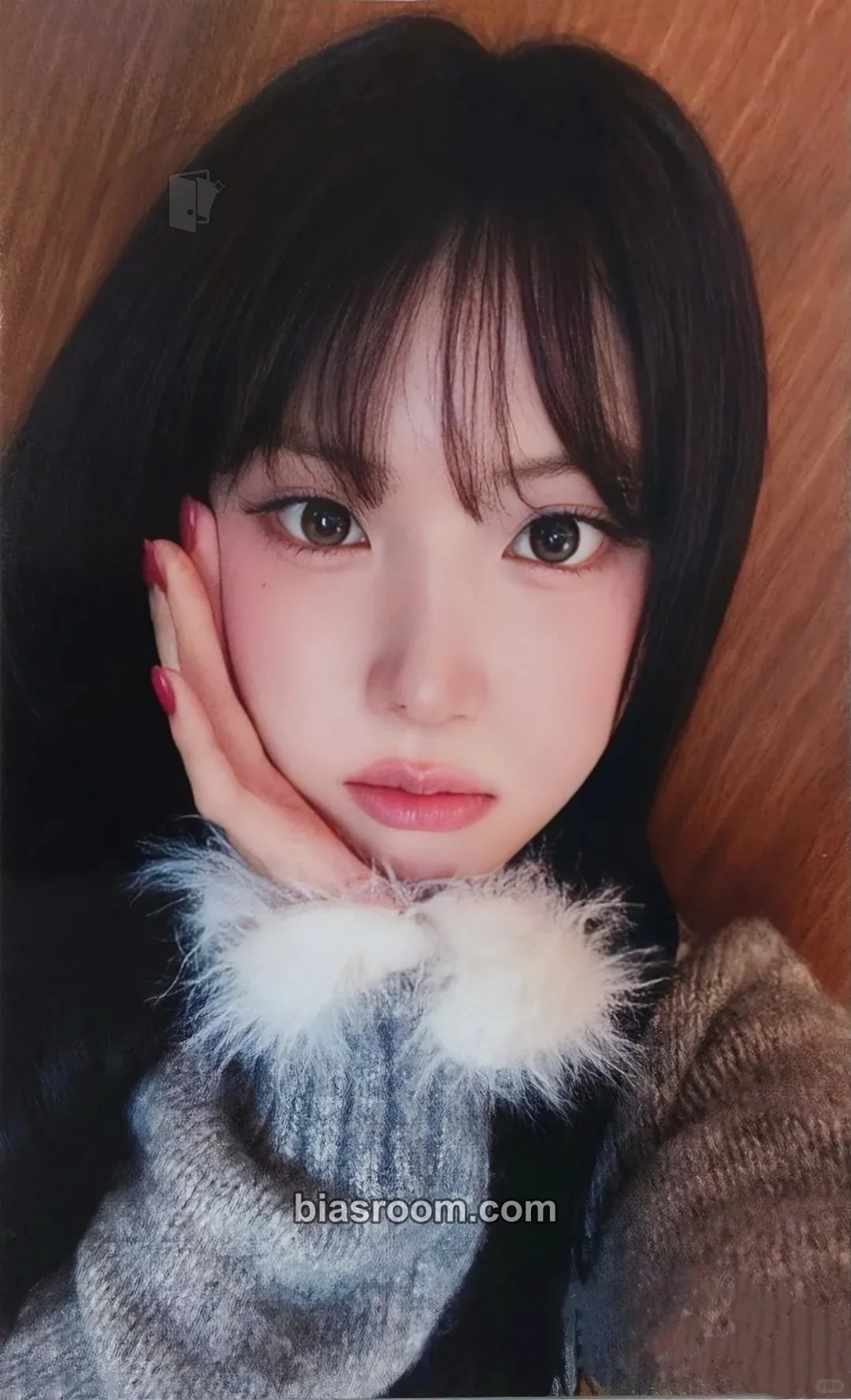 Jiwoo Blue Valentine Photocard - NMIXX - NMIXX K-pop photocard