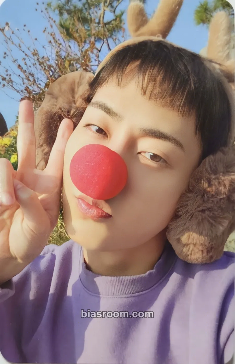 Xiumin 2022 EXO Pink Christmas MD Photocard - EXO - EXO K-pop photocard