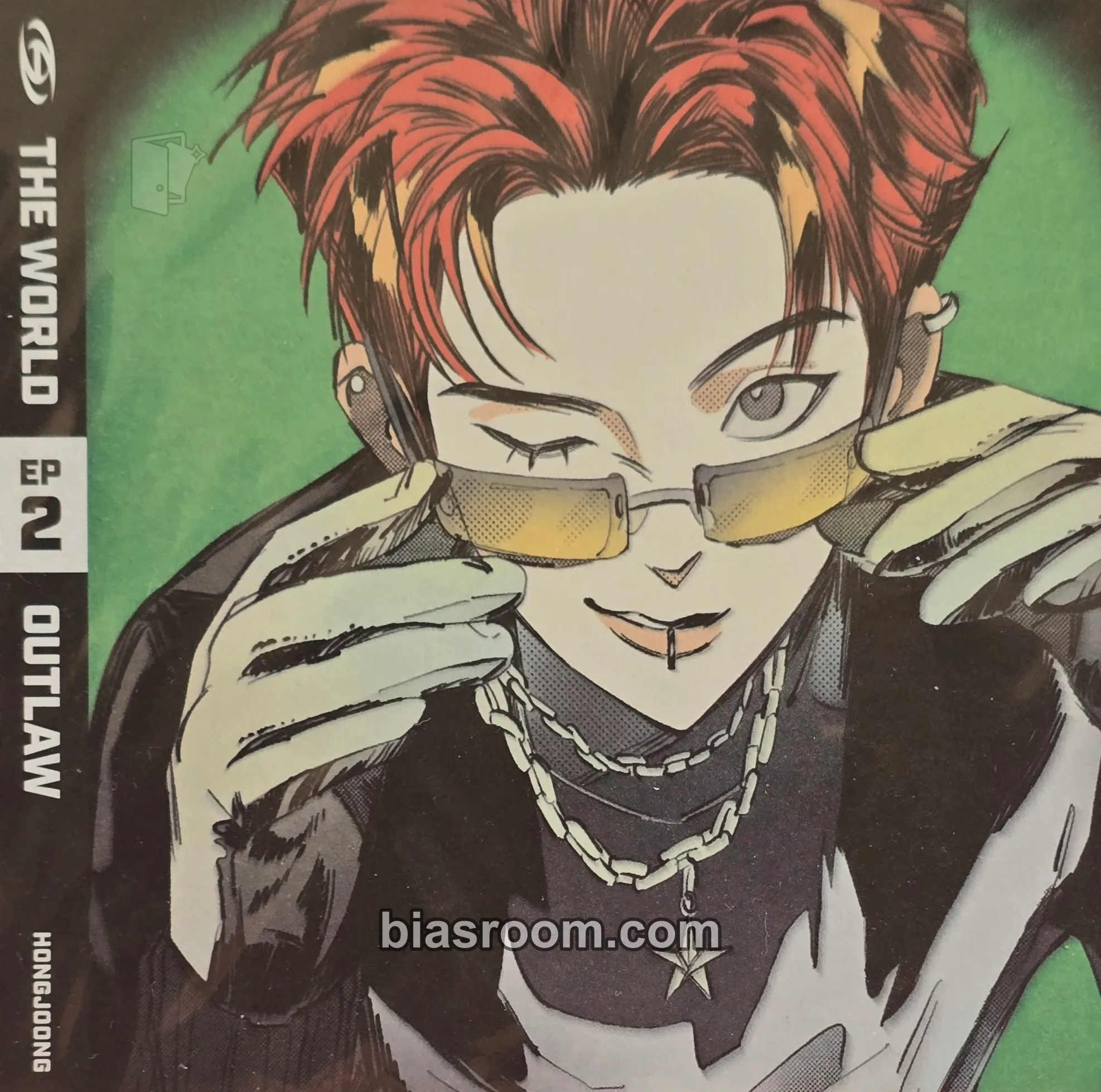 Hongjoong THE WORLD EP.2 : OUTLAW Photocard - ATEEZ - ATEEZ K-pop photocard