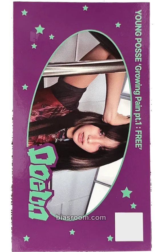 Doeun Growing Pain pt. 1: FREE Photocard - Young Posse - Young Posse K-pop photocard