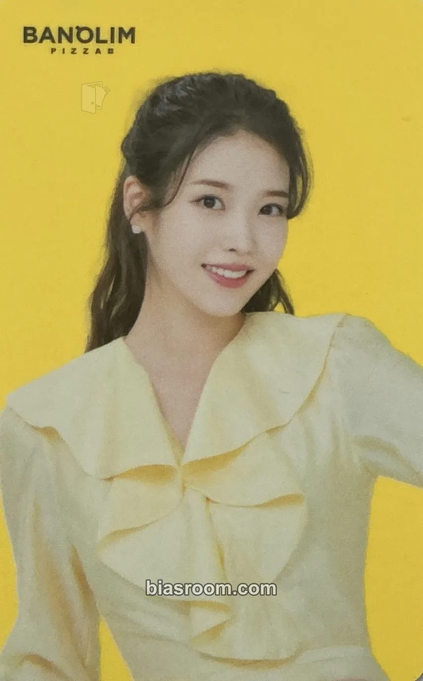 IU IU x Banolim Pizza Photocard - IU K-pop photocard