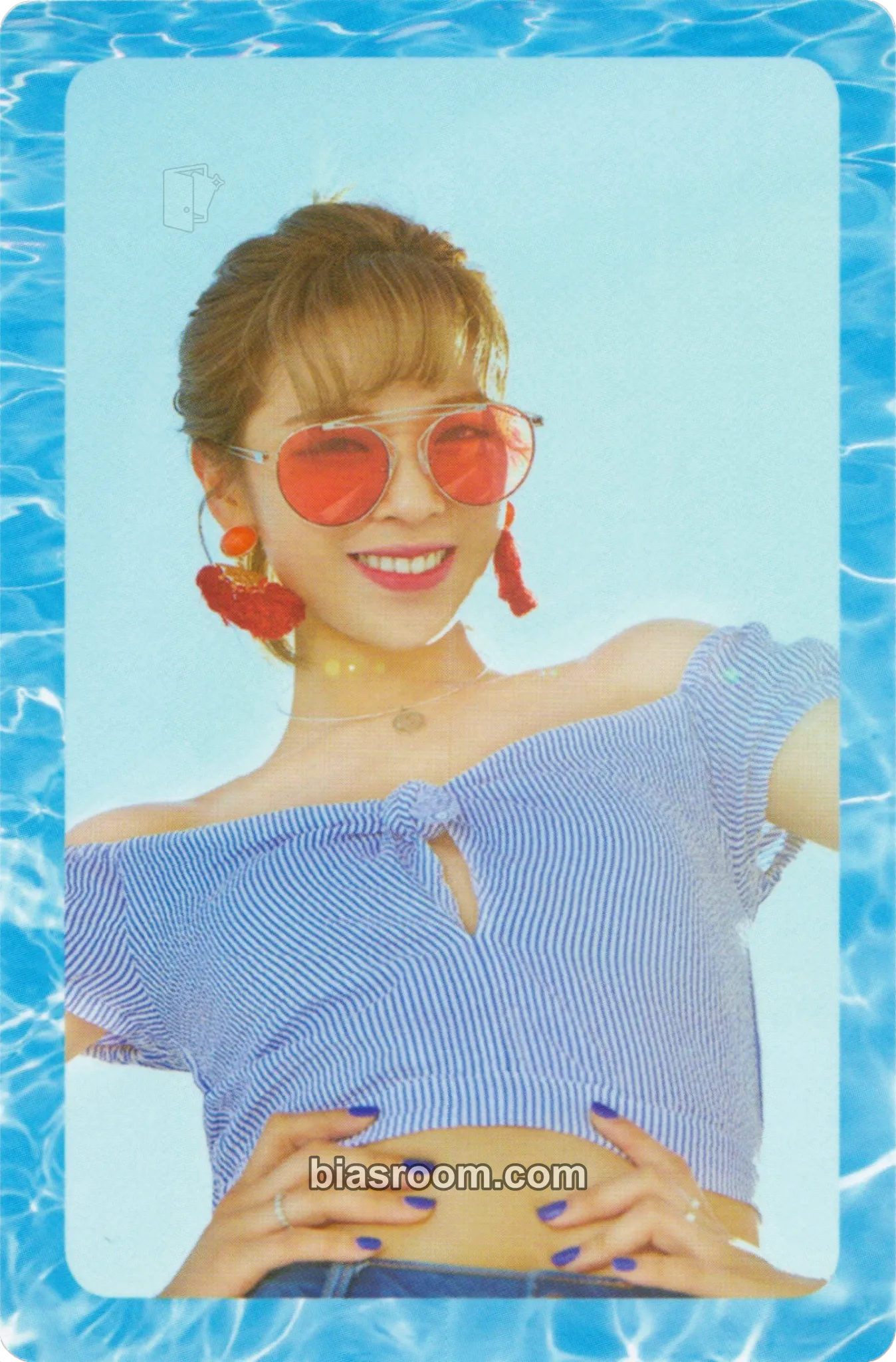 Jeongyeon Summer Nights Photocard - TWICE - TWICE K-pop photocard