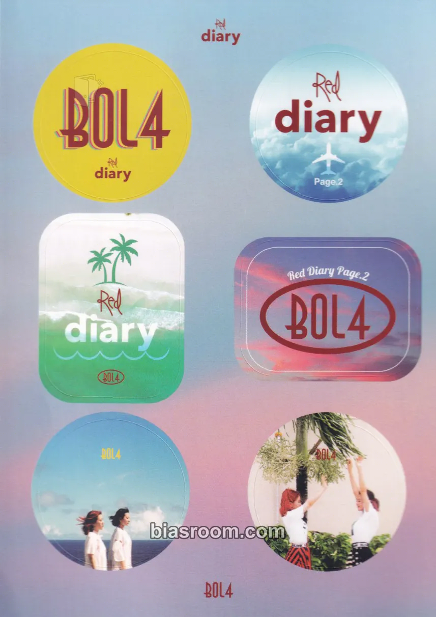 Red Diary Page.2 Photocard - Bolbbalgan4 - Bolbbalgan4 K-pop photocard