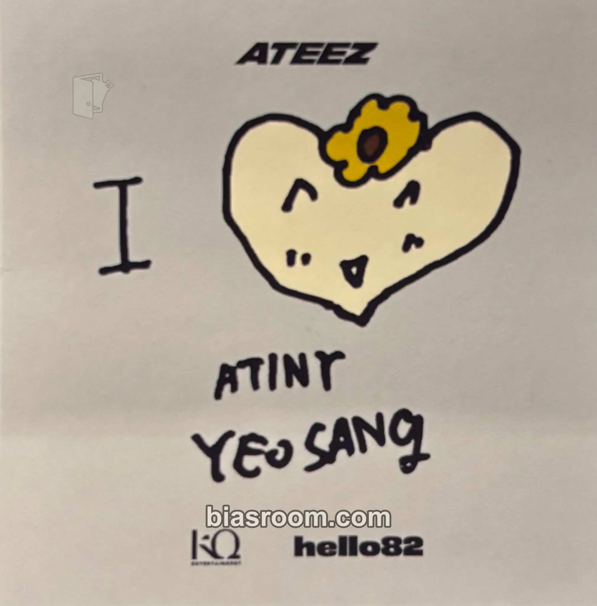 Yeosang GOLDEN HOUR : Part.4 Photocard - ATEEZ - ATEEZ K-pop photocard