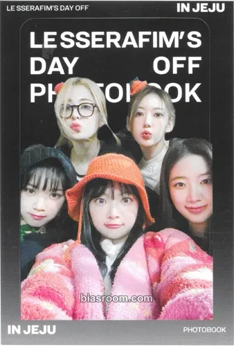 Day Off in Jeju Photobook Photocard - LE SSERAFIM - LE SSERAFIM K-pop photocard