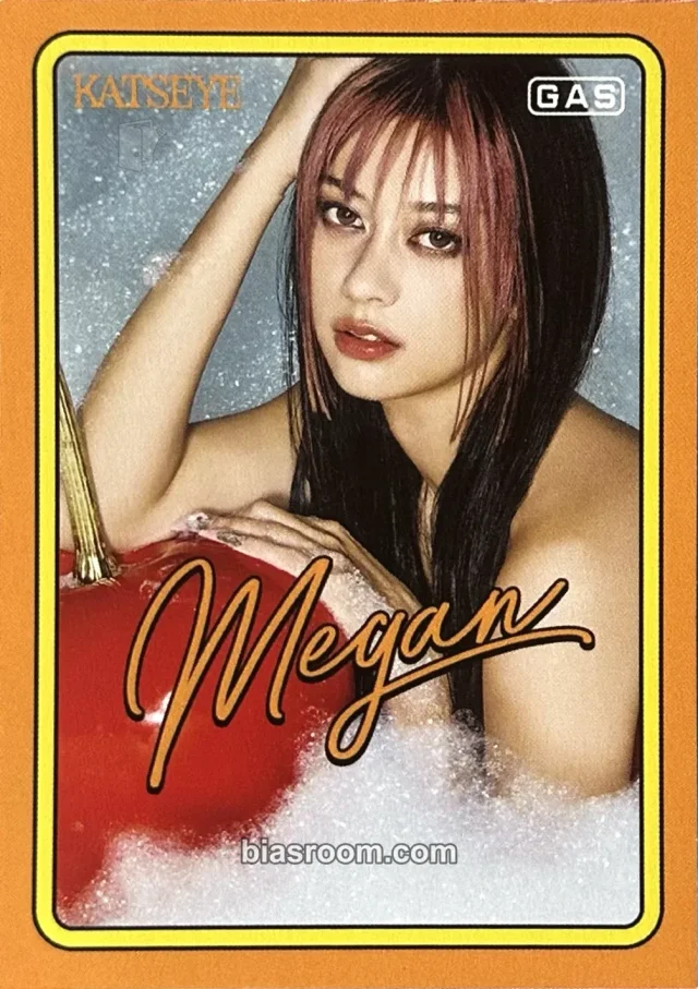 KATSEYE - Megan - GAS Trading Cards Other trading card gas