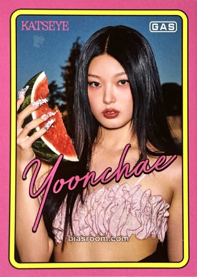 KATSEYE - Yoonchae - GAS Trading Cards Other gas trading card