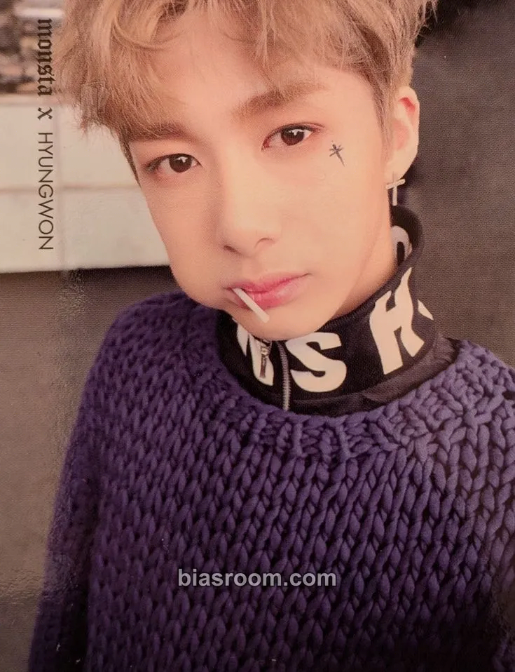 Hyungwon The Clan pt.2 <Guilty> Photocard - MONSTA X - MONSTA X K-pop photocard