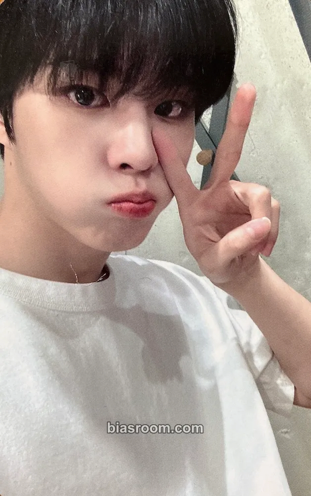 Wooseok Blank Page Photocard - Kim Wooseok - Kim Wooseok K-pop photocard