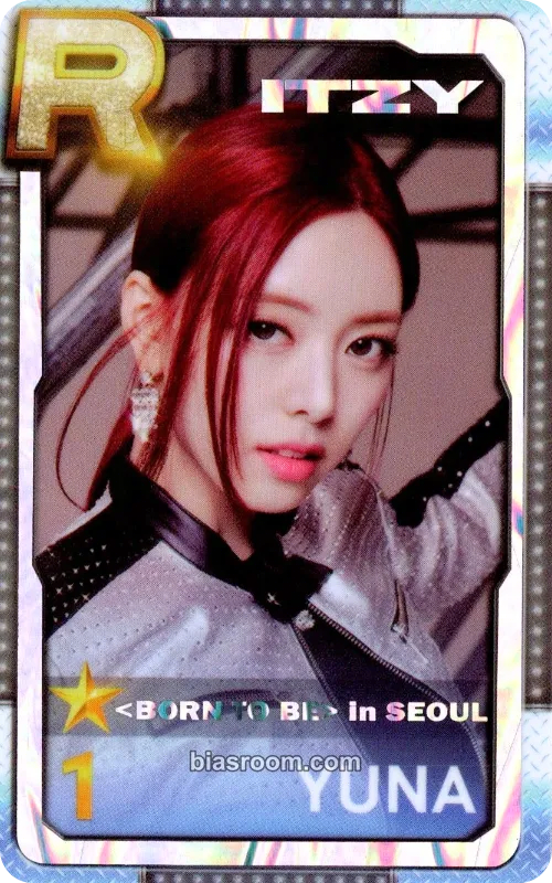 Yuna ITZY 2nd World Tour 'Born To Be' Photocard - ITZY - ITZY K-pop photocard