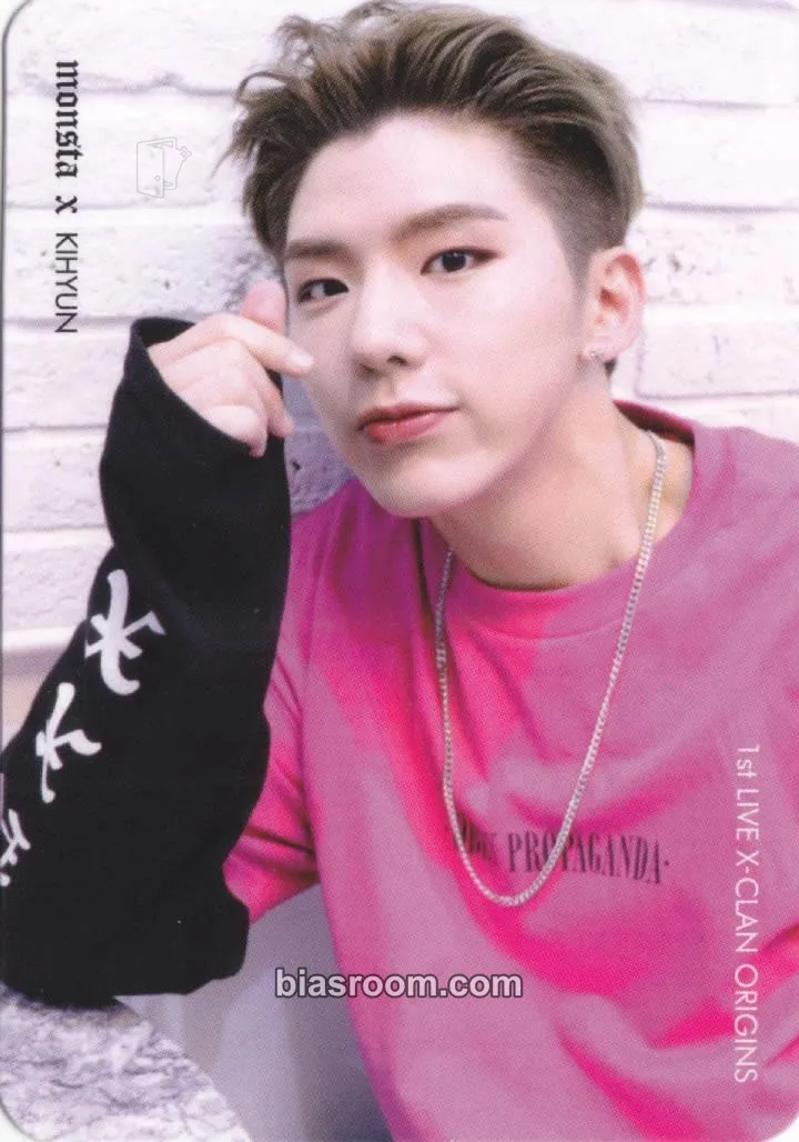 Kihyun The First Live - X Clan Origins Photocard - MONSTA X - MONSTA X K-pop photocard