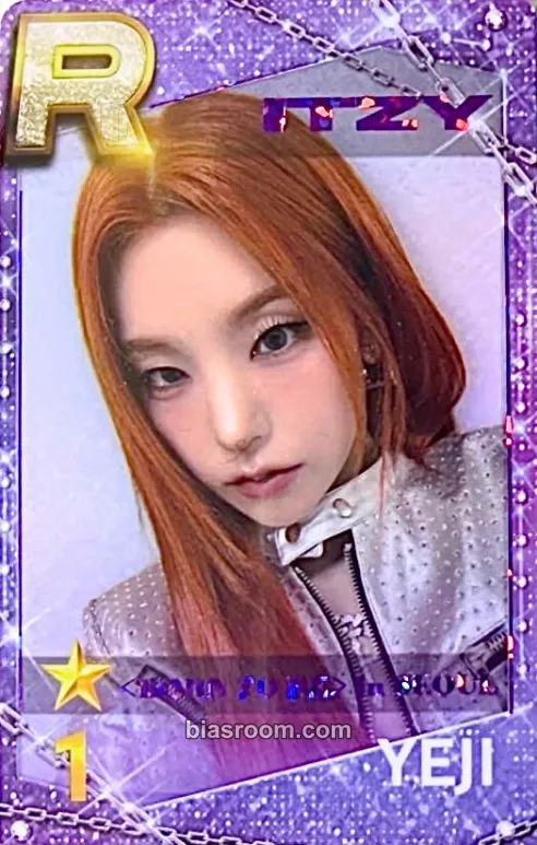 Yeji ITZY 2nd World Tour 'Born To Be' Photocard - ITZY - ITZY K-pop photocard