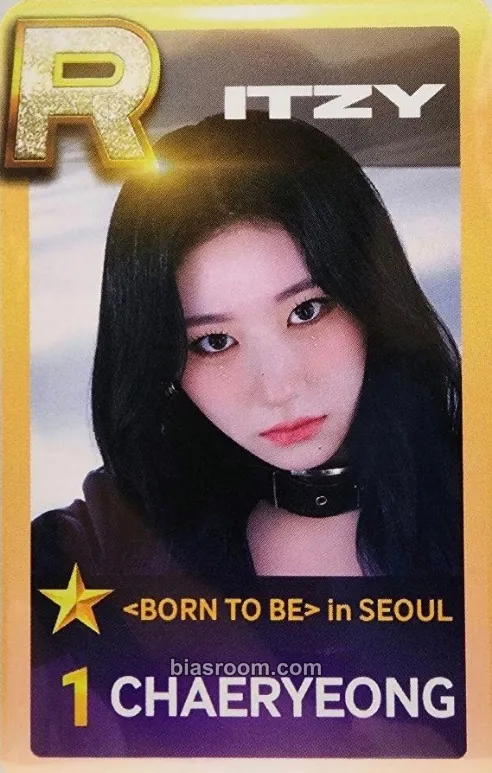 Chaeryeong ITZY 2nd World Tour 'Born To Be' Photocard - ITZY - ITZY K-pop photocard