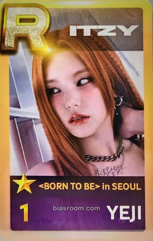 Yeji ITZY 2nd World Tour 'Born To Be' Photocard - ITZY - ITZY K-pop photocard