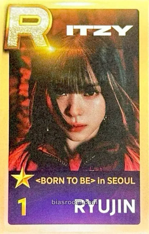 Ryujin ITZY 2nd World Tour 'Born To Be' Photocard - ITZY - ITZY K-pop photocard