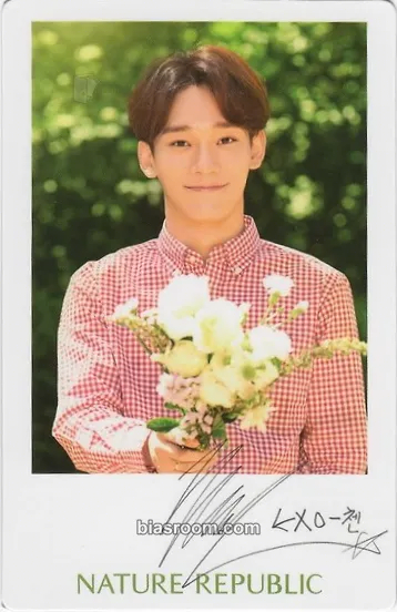 Chen EXO × Nature Republic Photocard - EXO - EXO K-pop photocard