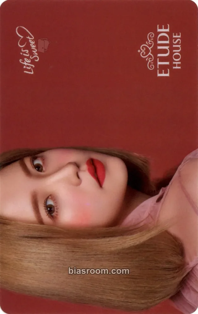 Red Velvet - Yeri - Etude House x Red Velvet Other brand collaboration pvc card non-selfie