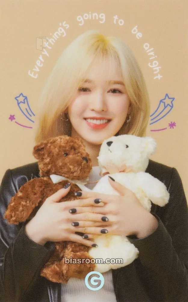 Wendy Red Velvet x Gmarket Photocard - Red Velvet - Red Velvet K-pop photocard
