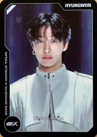 Hyungwon 2026 World Tour - Nexus Photocard - MONSTA X - MONSTA X K-pop photocard