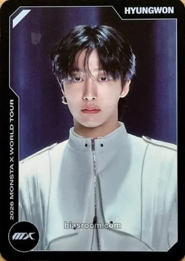 MONSTA X - Hyungwon - 2026 World Tour - Nexus Event concept version random pack merch photocard