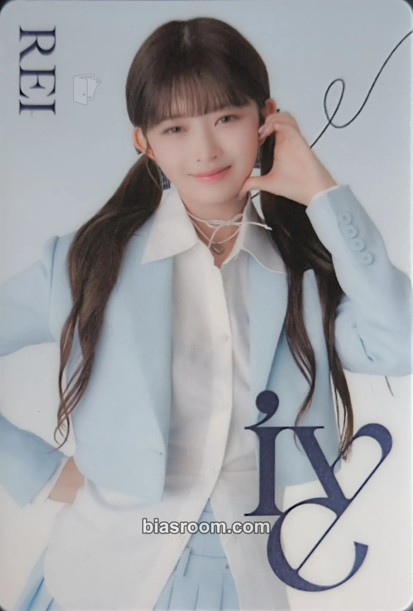 Rei IVE FROM STARSHIP ENTERTAINMENT WITH AMUSE WAFER Photocard - IVE - IVE K-pop photocard