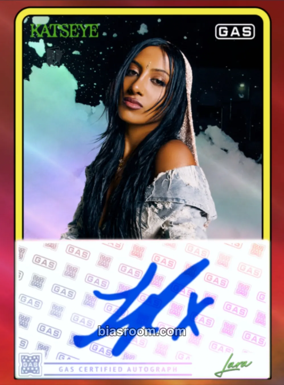 Lara GAS Trading Cards Photocard - KATSEYE - KATSEYE K-pop photocard
