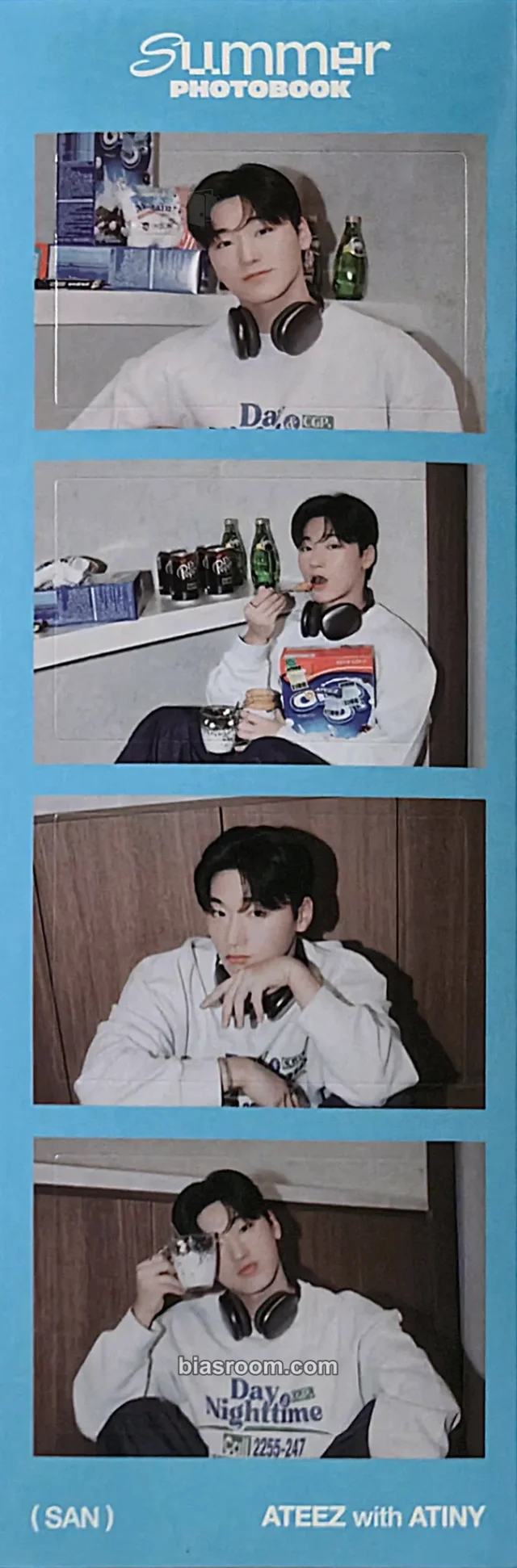 ATEEZ - San - 2023 SUMMER PHOTOBOOK Other sticker sheet